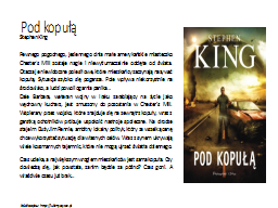 Pod kopułą