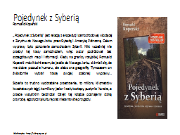 Pojedynek z Syberią
