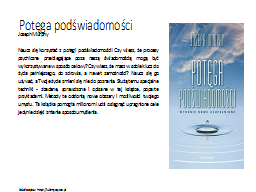 Potęga podświadomości