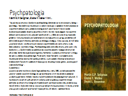 Psychpatologia