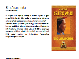 Rio Anaconda