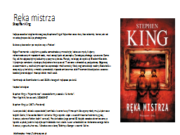 Ręka mistrza