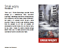 Smak wojny