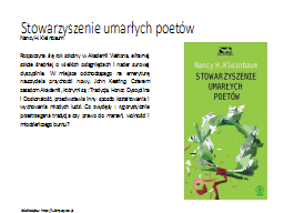 Stowarzyszenie umarłych poetów