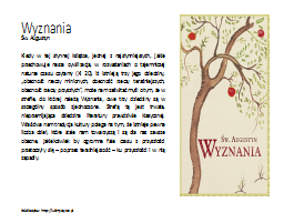 Wyznania