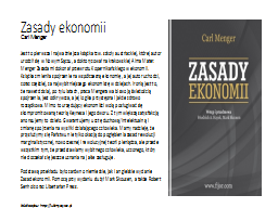 Zasady ekonomii