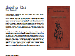 Zbrodnia i kara