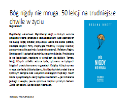 Bóg nigdy nie mruga. 50 lekcji na trudniejsze chwile w życiu