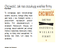 Chciwość. Jak nas oszukują wielkie firmy