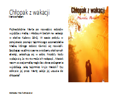 Chłopak z wakacji