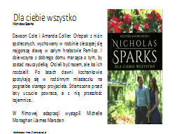 Dla ciebie wszystko