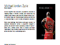 Michael Jordan. Życie
