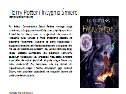 Harry Potter i Insygnia Śmierci