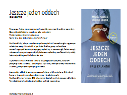 Jeszcze jeden oddech