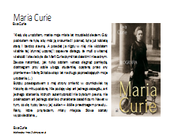 Maria Curie