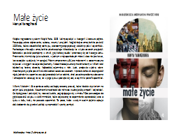 Małe życie