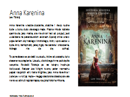 Anna Karenina