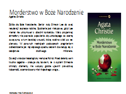 Morderstwo w Boże Narodzenie