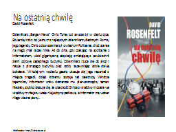 Na ostatnią chwilę