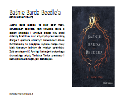 Baśnie Barda Beedle'a